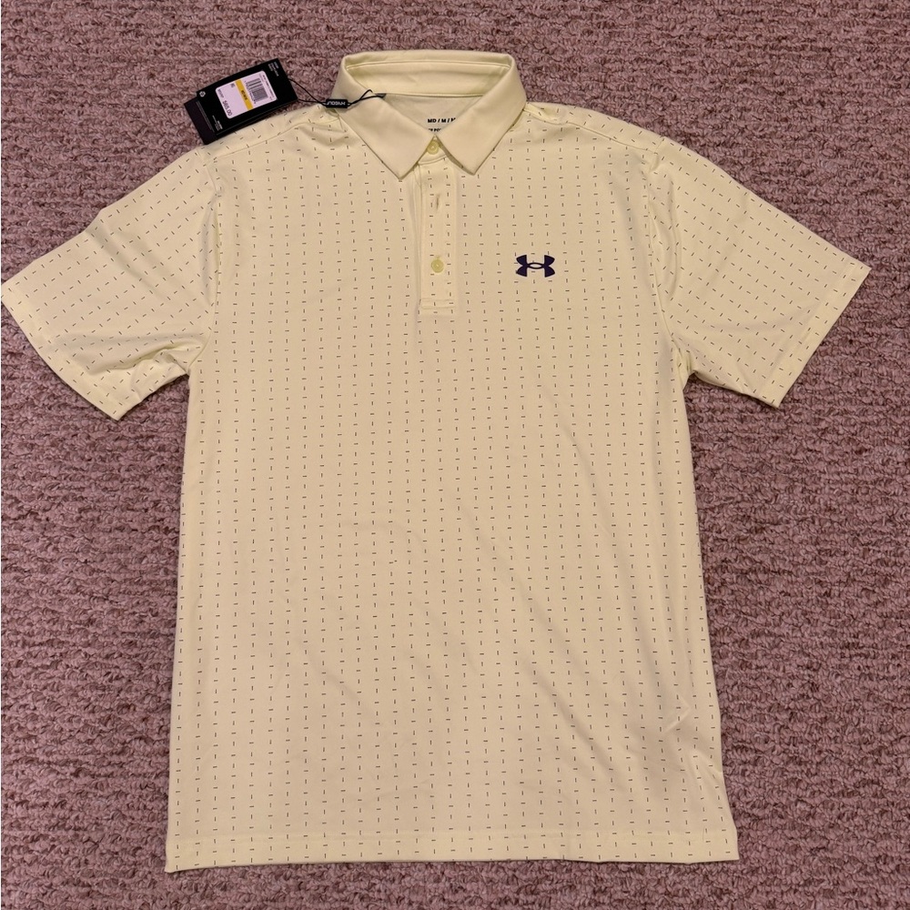 Under Armour Men's Yellow Polo Shirt